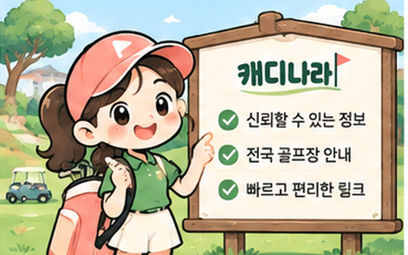 캐디나라 소개 안내 이미지